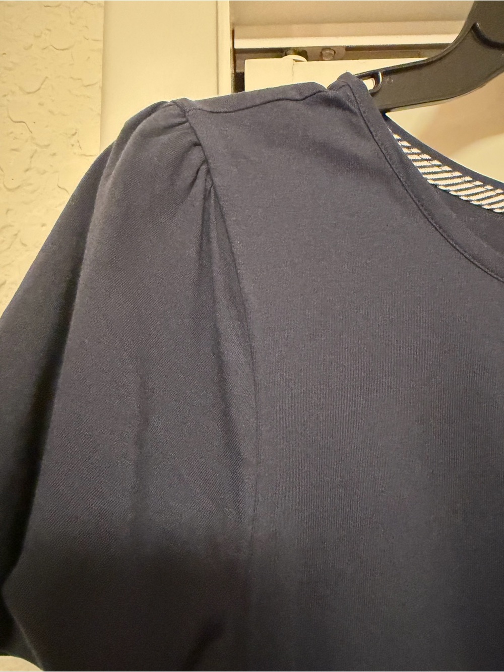 Nautica Navy Side Tie Short Sleeve Top Medium NWT - Picture 6 of 8